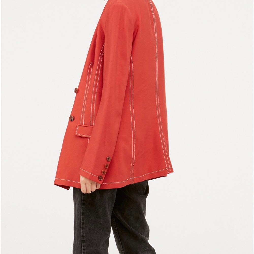 Revolve Capulet Dylan Double Breasted Blazer Xs - image 3